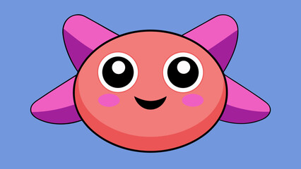 Whimsical animal hybrid in gradient vector silhouette with bold, playful color workflow