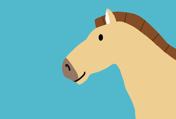 馬, 年賀状, 和風, 和柄, 新年, 動物, クリスマス, うま, ベクター, イラスト