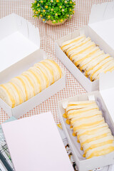 steamed bread or bun filled with srikaya jam