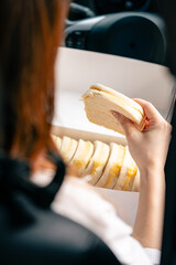 steamed bread or bun filled with srikaya jam