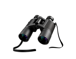 Professional Black Binoculars with Strap