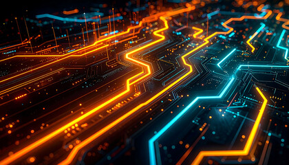 abstract background with space for binary code