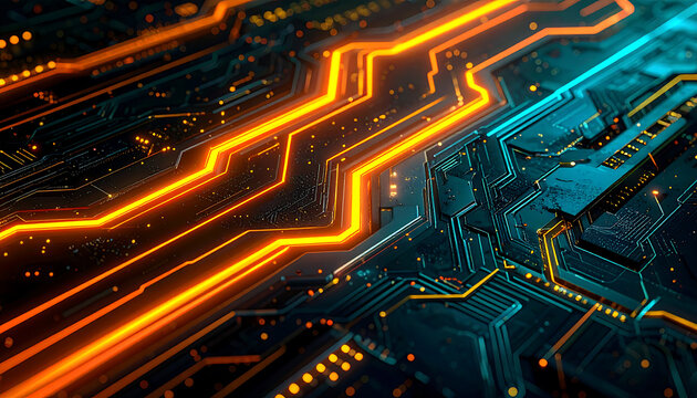 abstract background with space for binary code - Powered by Adobe