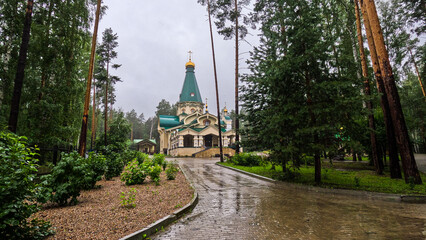 Monastery in the name of the Holy Royal Passion-Bearers in the Ganina Yama tract, Yekaterinburg, Russia.