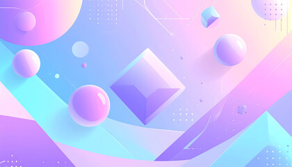abstract background with colorful shapes