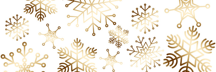 Premium Gold Snowflake Decorative Background for Christmas decorations, greeting cards, festive banners, invitations, gift wraps, seasonal ads, and premium branding projects.