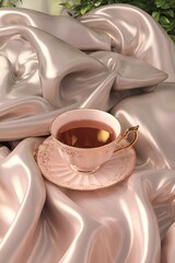 cup of tea and teapot