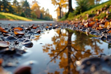 Reflecting the World in a Puddle: Capturing a Moment