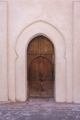 Architecture, porte dans la Médina, Marrakech, Maroc