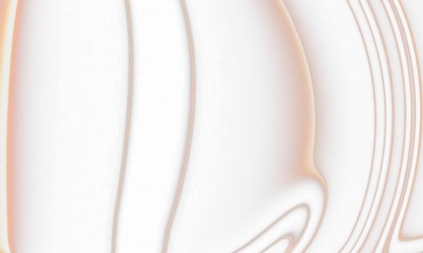 Glowing warm organic curves abstract light texture transparent background - Powered by Adobe