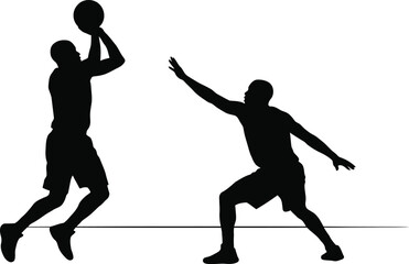 silhouette of a man and woman