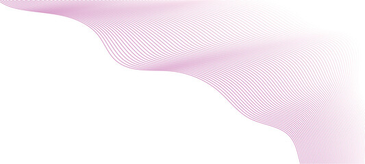 Abstract Transparent Wave Line Design for Banner and Wallpaper