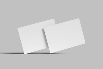 Post Card Mockup Design Blank