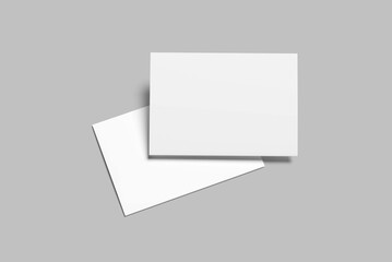 Post Card Mockup Design Blank