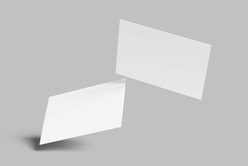 Post Card Mockup Design Blank