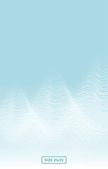 abstract cool background with pine trees illustration