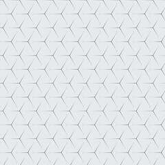 Modern Abstract Hexagonal Seamless Line Texture