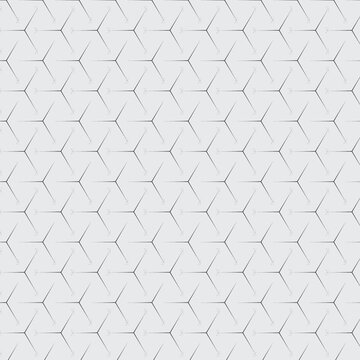 Modern Abstract Hexagonal Seamless Line Texture