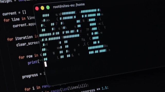 Python code displaying progress indicator on laptop screen, illustrating iterative process and API development workflow. Zoom