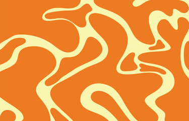 Abstract background featuring vibrant and colorful wave patterns reminiscent of retro 60s and 70s designs.