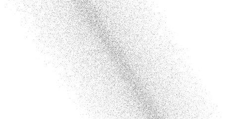 Diagonal band of grey speckles and dust particles against a solid black background with subtle gradient effect