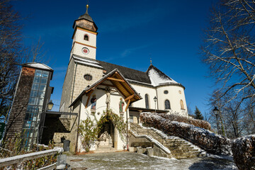 Klosterkirche  Maria Eck im Winter