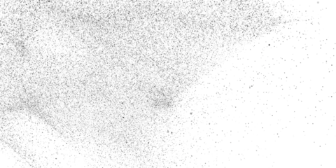 White glitter particles scattered across a dark black background with a gradient effect dust sparkle