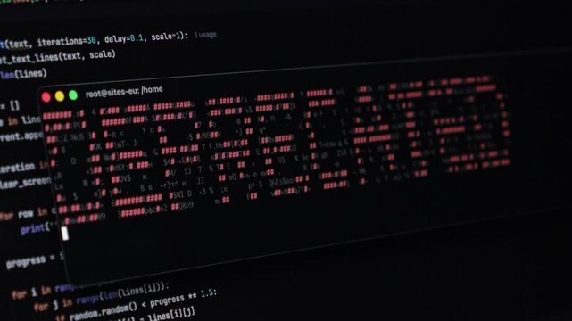 Close-up view of a computer monitor displaying the word DEPRECATED in red hashtag characters, signifying outdated technology and the need for modernization