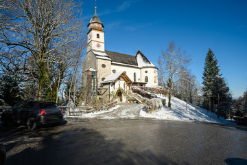 Klosterkirche  Maria Eck im Winter