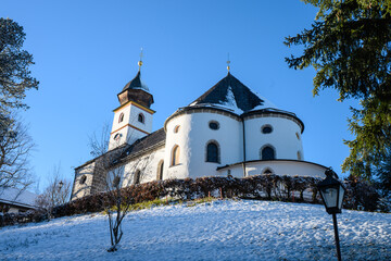 Klosterkirche  Maria Eck im Winter