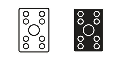 Remote control icons set. Simple set of vector illustrations