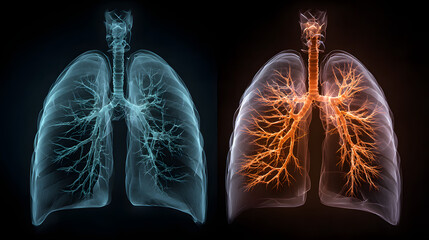 Doctror see lung x-rays result in hospital