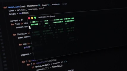 Terminal screen displaying python code emphasizing secure programming practices for robust application development and troubleshooting - Powered by Adobe