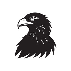 Free Eagle Head Vector Illustration  Powerful Bird Design