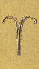 The imprint of the zodiac sign Aries