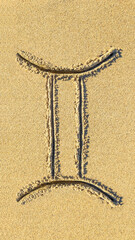 The imprint of the zodiac sign Gemini