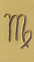 The imprint of the zodiac sign Virgo