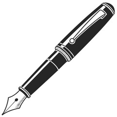 fountain pen vector illustration