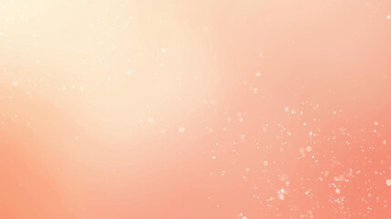 Elegant peach orange gradient background with soft sparkling bokeh lights, ideal for festive designs, wedding invitations, romantic projects, or warm abstract themes. Modern clean backdrop.