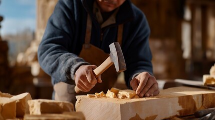 Maya stoneworkers reimagined carving limestone blocks with obsidian tools, demonstrating the skill and precision behind temples, altars, and monumental art — artisanal history, ancient