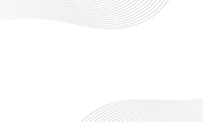 White Background With Curved Line