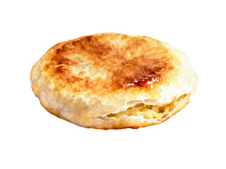 Golden Brown Pastry: A close-up shot of a single, freshly baked pastry showcases a perfect golden-brown crust.
