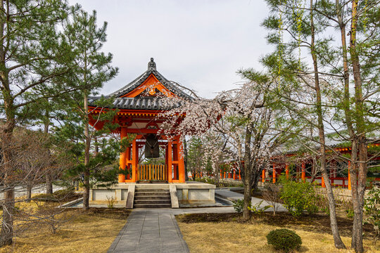 Heian Jongu shrine in Heiankyo in Kyoto, japan