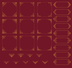 Christmas Vintage Border Frame 