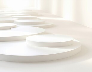 Minimalist White Platforms