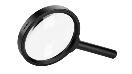 Magnifying Glass Isolated on White