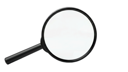 Magnifying Glass Isolated on White Background