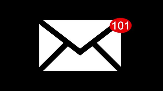Animated message and mail notification concept with envelope, chat reminders, and marketing communication icons. Perfect for business technology, announcements, and digital networking visuals.
