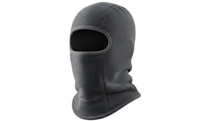 Thermal Fleece Balaclava Full Face Mask for Winter Sports Black Background