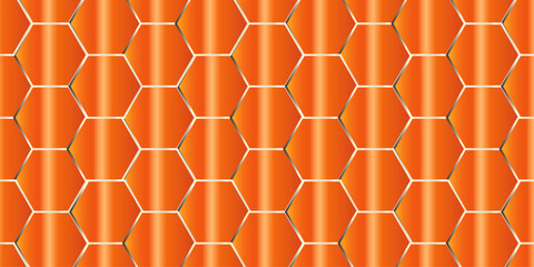 Abstract multicolor hexagon geometric honeycomb texture background. creative decorative element fabric.	
